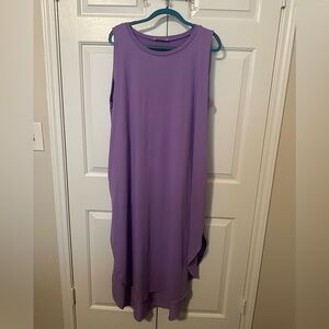 Zenana Outfitters Asymmetrical Lavender Dress